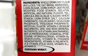 Ingredient List on Food Packaging