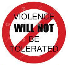 Image: Advocating against violence. Zero Tolerance Campaign