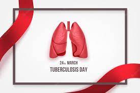 Visual tribute to World Tuberculosis Day with a focus on lungs in the image.