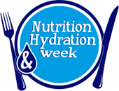 Commemorative plate icon for Nutrition and Hydration Week