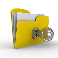 Secured File with Lock Icon - Symbolizing Patient Privacy and Data Protection