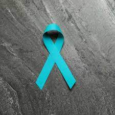 Blue ribbon symbolizing support for allergy awareness during Allergy Awareness Week.
