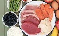 Plate of healthy vitamin B rich foods for depression treatment