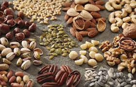 Assorted nuts, a nutritious snack option rich in healthy fats and fiber for diabetes management