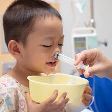 Gentle Nasal Rinse with syringe for Child for hay fever relief