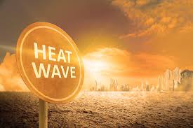 Heatwave sign: Alerting to extreme heat conditions
