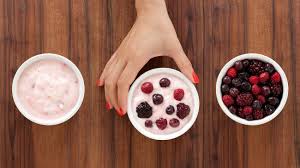 Cups of yogurt - a probiotic-rich food 
