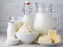 Different dairy products underscoring the importance of dairy consumption for bone health.